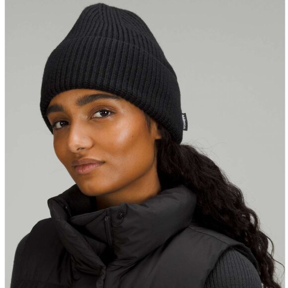 Lululemon Ribbed Merino Wool-Blend Knit Beanie - Picture 1 of 7